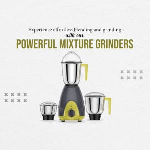 Mixture Grinder promotional template