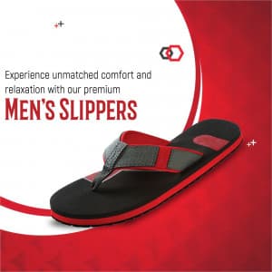 Men Slippers marketing post