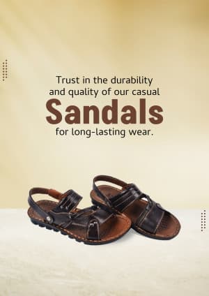 Casual Sandal business banner