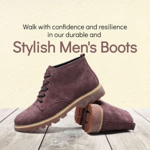 Men Boots business banner