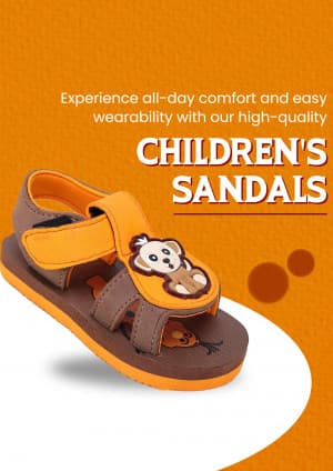 Children Sandals promotional poster