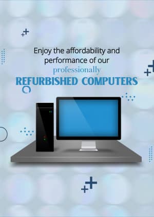 Refurbished Computer business flyer