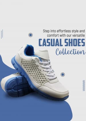Casual Shoes promotional template