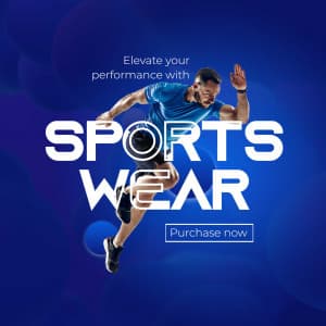 Sport Wear promotional template