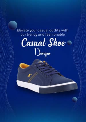Casual Shoes business flyer