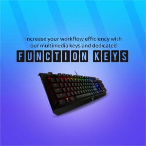 Keyboard marketing post