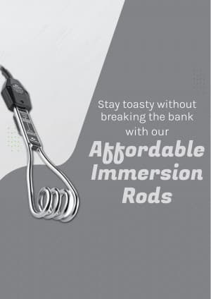 Immersion Rod marketing poster