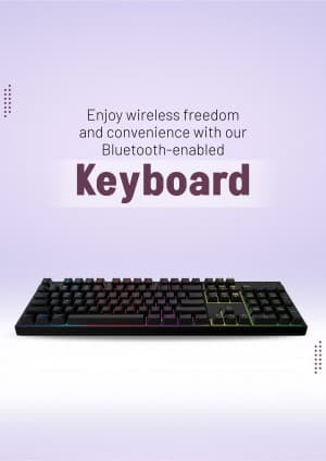 Keyboard banner