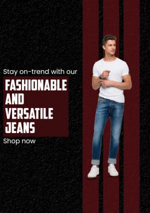 Men Jeans facebook ad