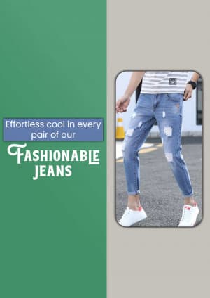 Men Jeans instagram post