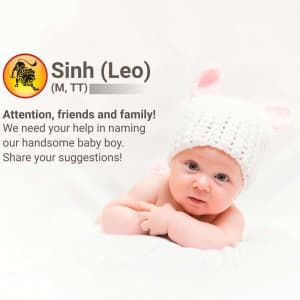 Baby Names Suggestion advertisement banner