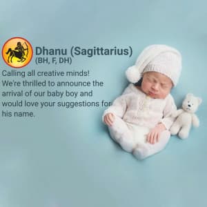 Baby Boy Names Suggestion banner