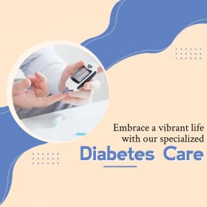 Diabetes Care promotional template