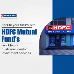 HDFC Mutual Fund business flyer