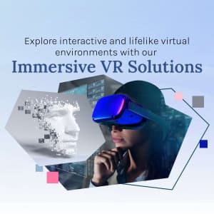 Virtual reality and augmented reality devices business banner