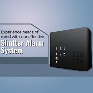 Shutter Alarm System marketing post