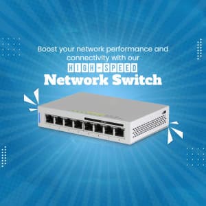 Network Switch promotional template