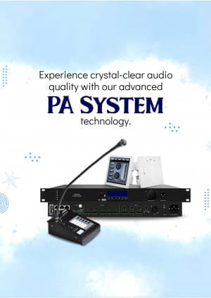 PA System business video