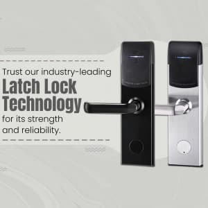 Door Latch Lock System business template