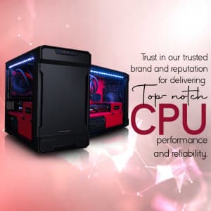 CPU business flyer