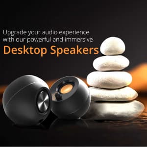 Computer Speakers promotional template