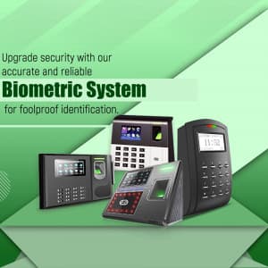 Biometric System promotional poster