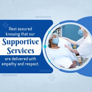 Supportive services marketing poster