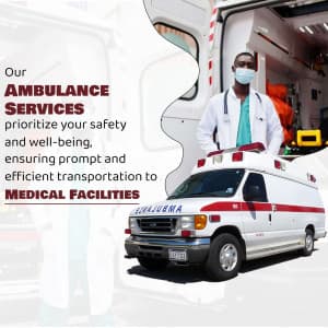 Ambulance Services business flyer
