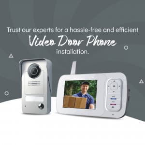 Video Door Phone Installation instagram post