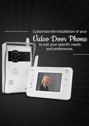 Video Door Phone Installation business template