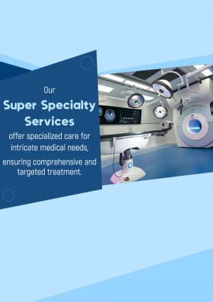 Super Speciality services template