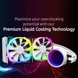 Liquid Cooler marketing poster