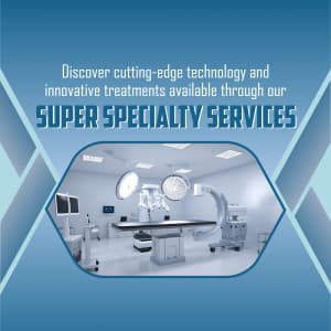 Super Speciality services poster