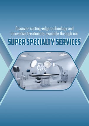 Super Speciality services post