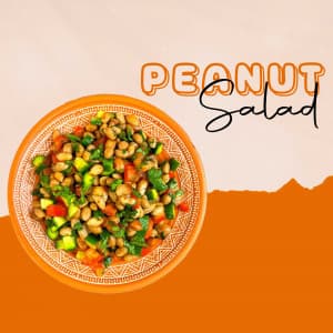 Salad promotional poster