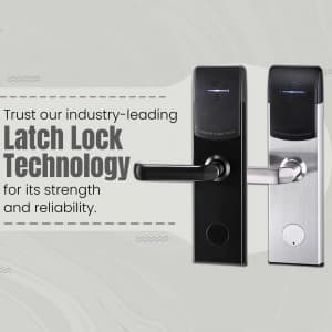 Door Latch Lock System promotional poster