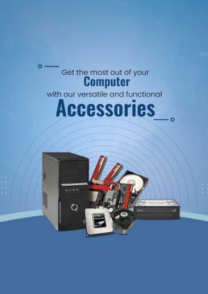 Computer Accessories business template