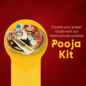 Pooja Kit business flyer