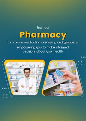 Pharmacy marketing poster