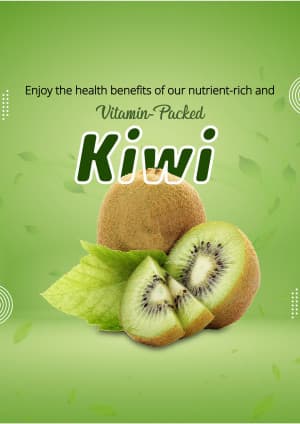 Kiwi marketing poster