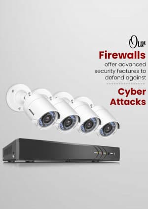 Firewalls business flyer