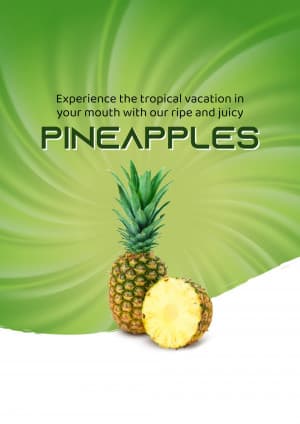 Pineapple facebook ad