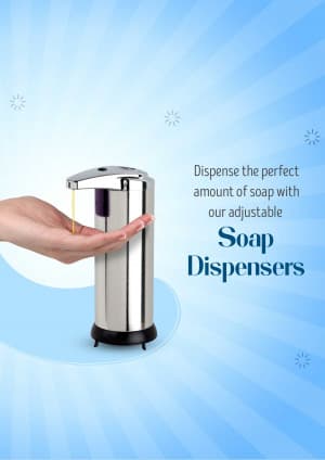 Soap dispenser marketing post