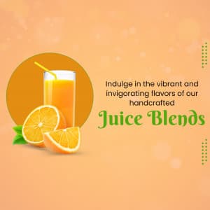 Juice marketing poster