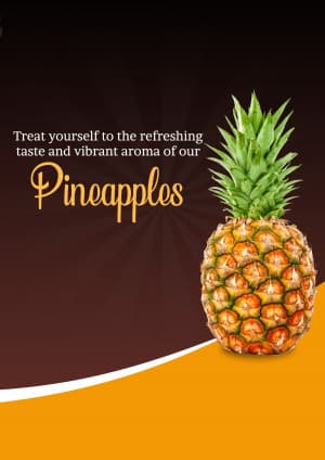 Pineapple business banner