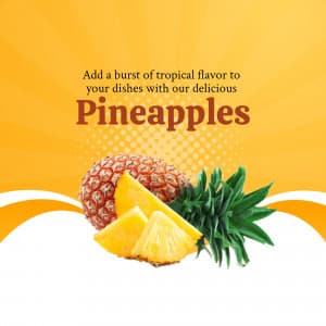 Pineapple business flyer