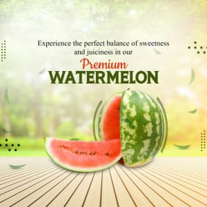 Watermelon business flyer