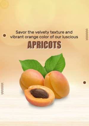 Apricot business flyer