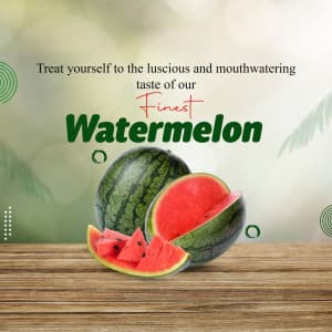 Watermelon marketing post