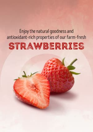 Strawberries business image